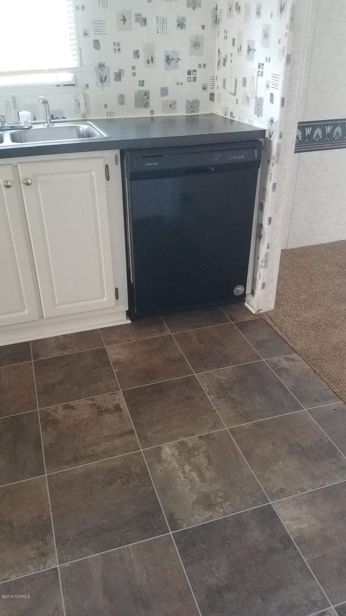 New Black Dishwasher in Kitchen
