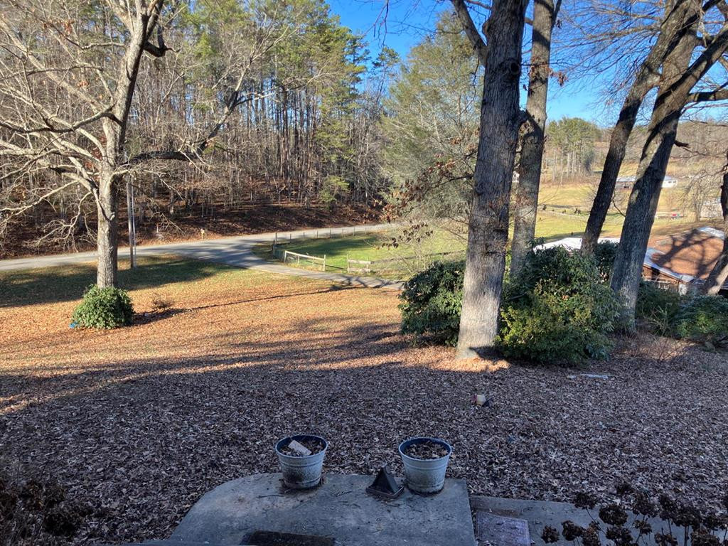 From house front porch