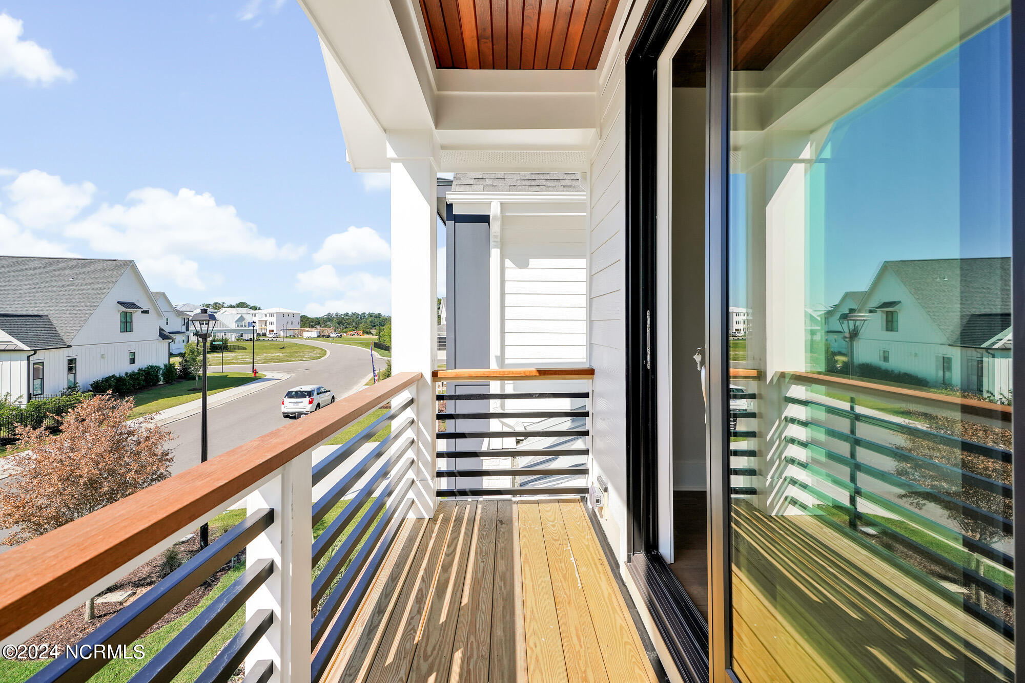 Balcony off of the study