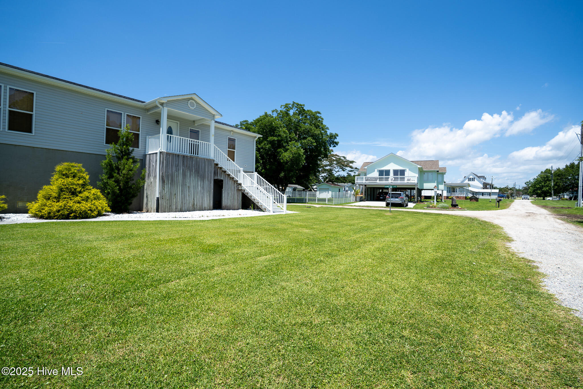 Corner waterfront lot