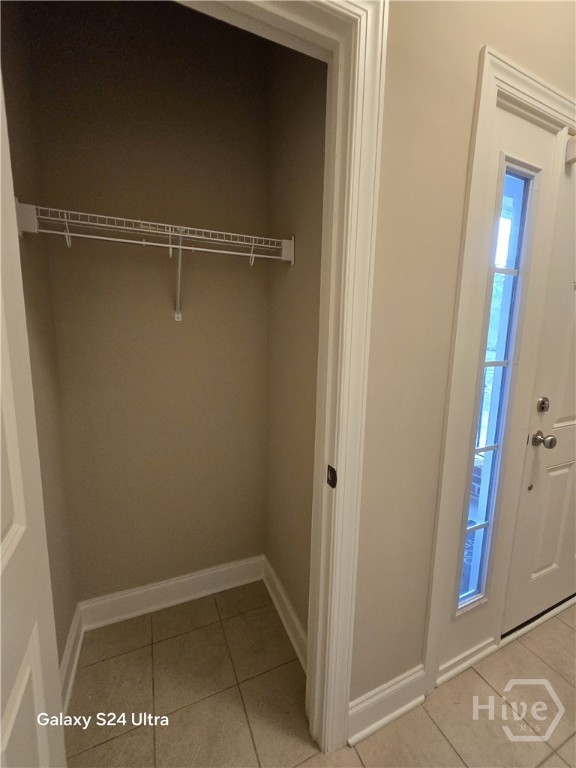 Closet at Foyer Entrance