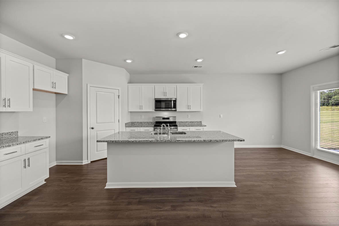 9 ft island with dishwasher and storage