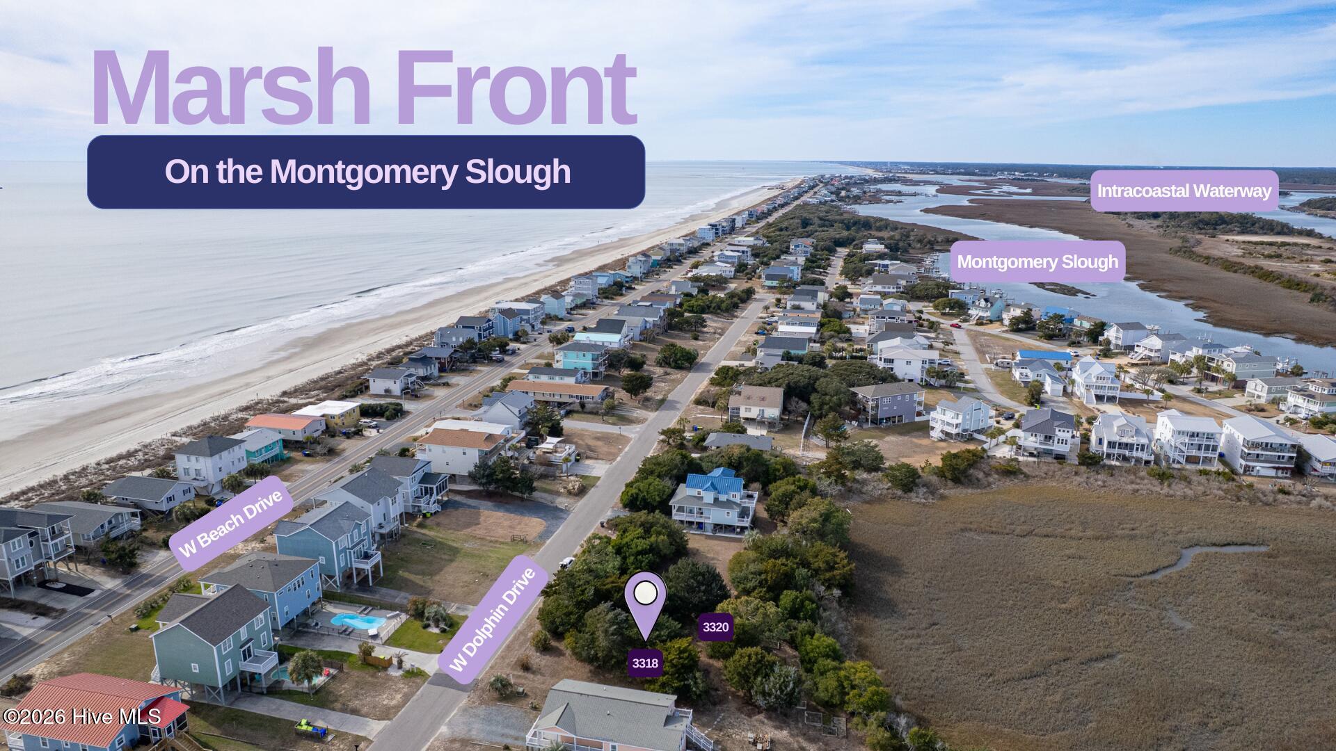 3318 W Dolphin Drive, Oak Island, NC, 28465
