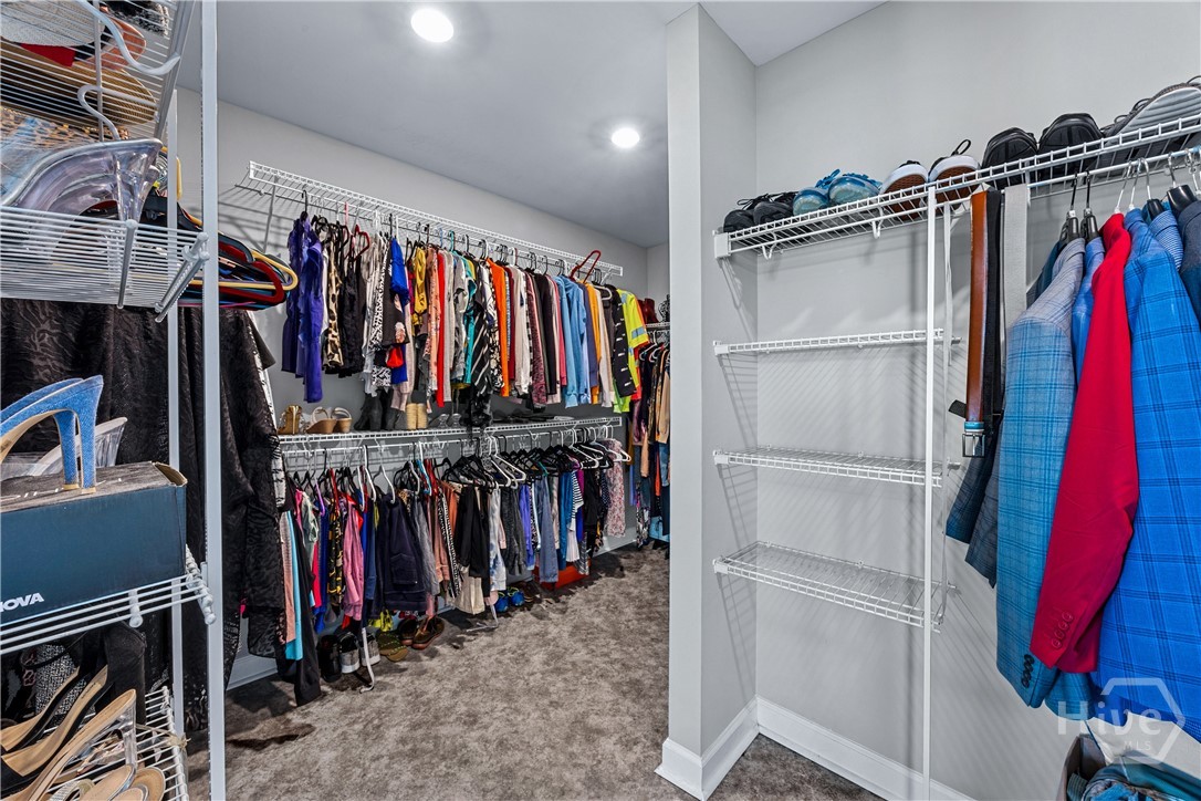 Primary closet