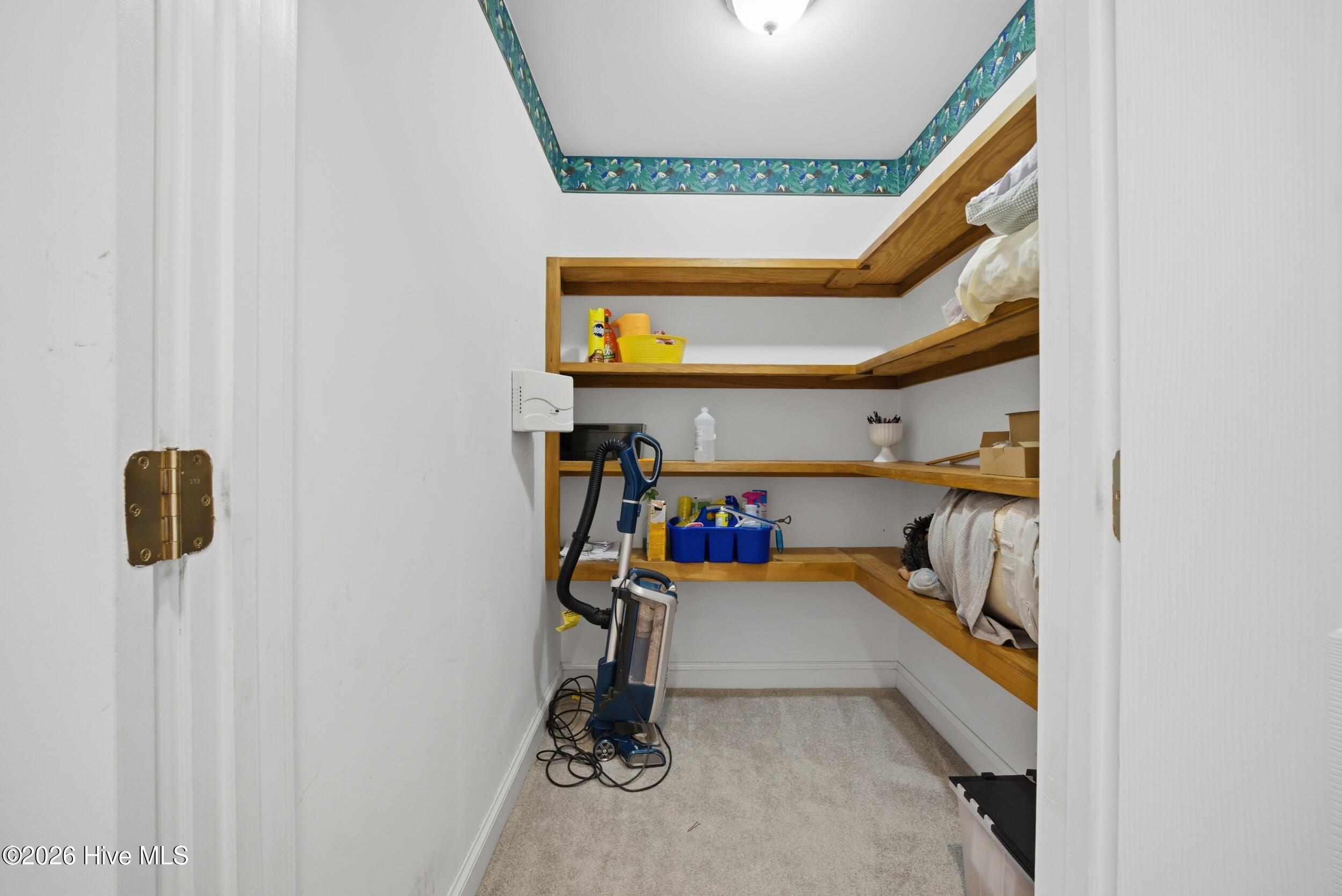 2nd floor walk in linen closet
