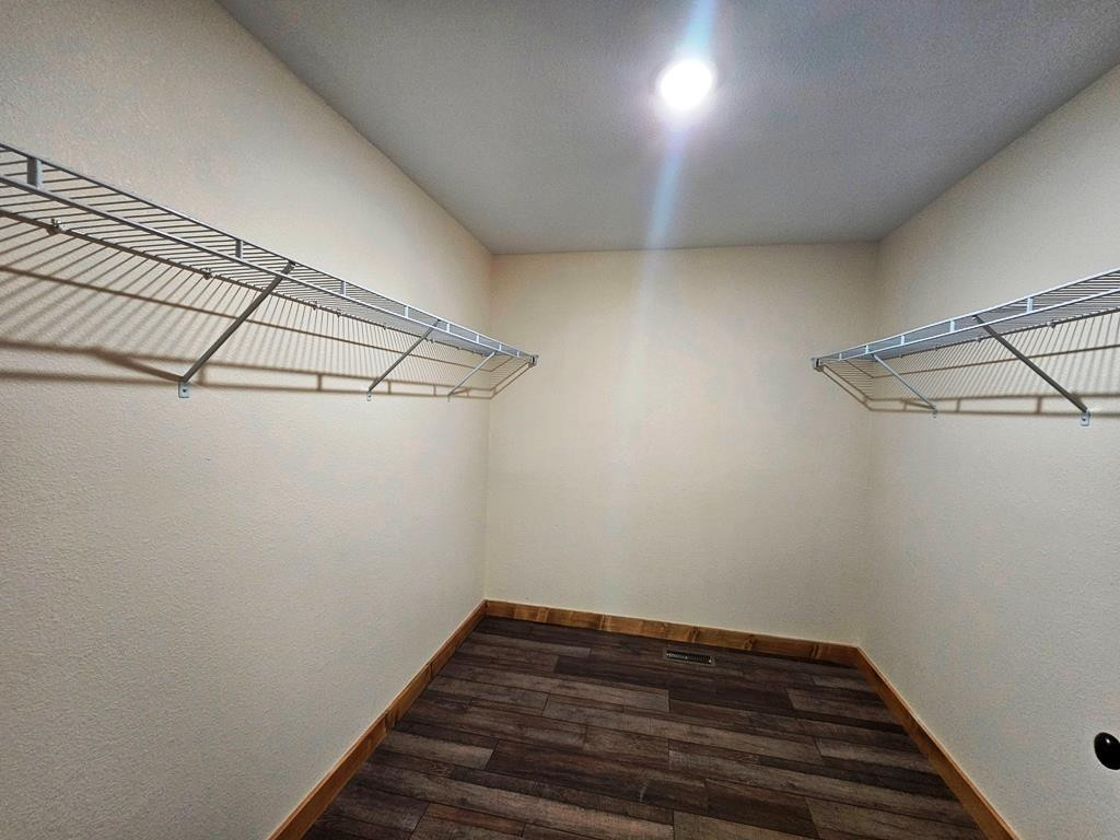 Master walk-in closet