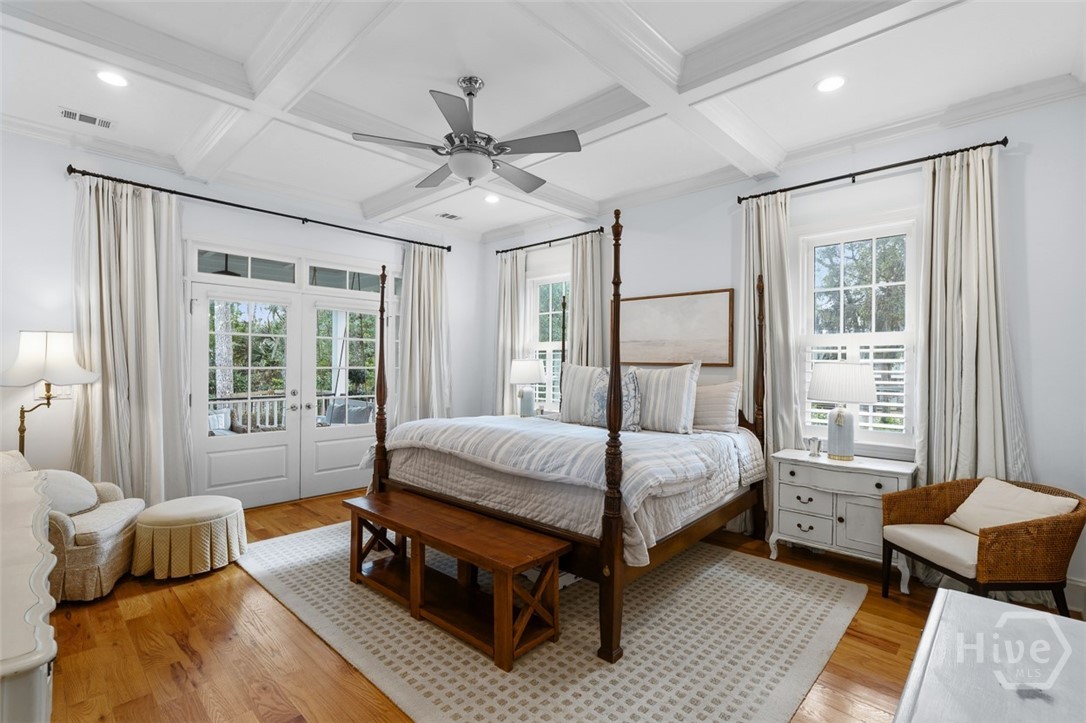 Primary suite with porch access