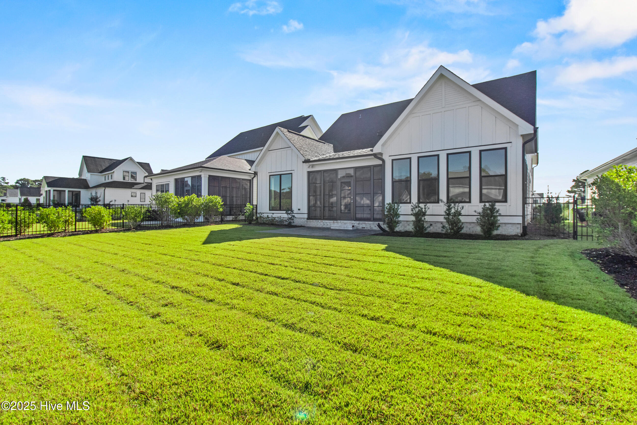 Large fenced in back yard