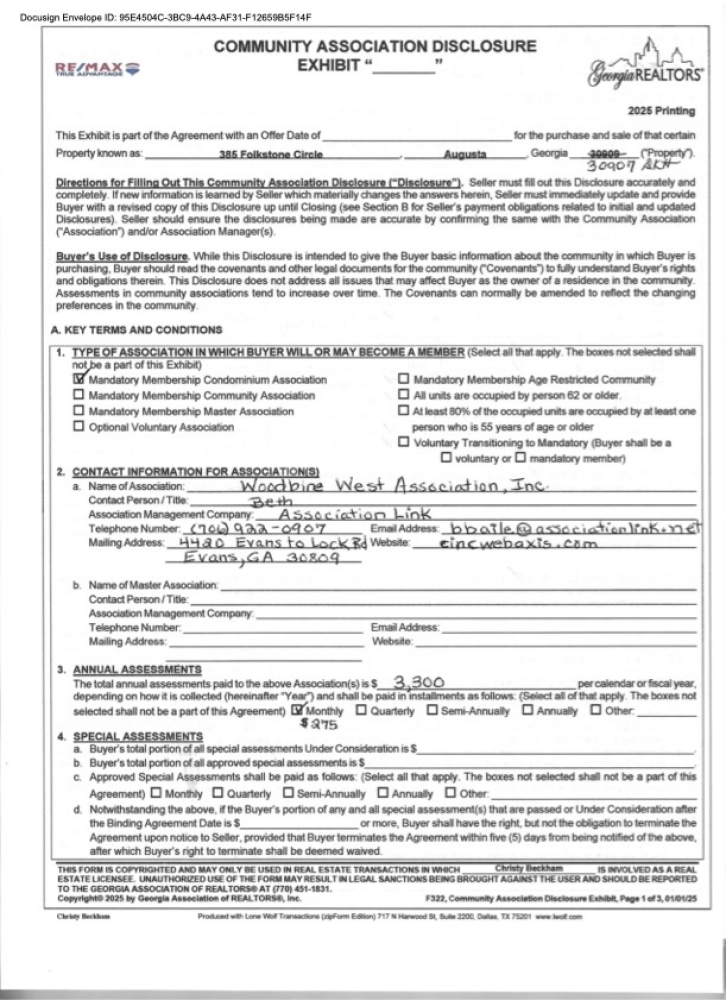 Property at 385 FOLKSTONE Circle