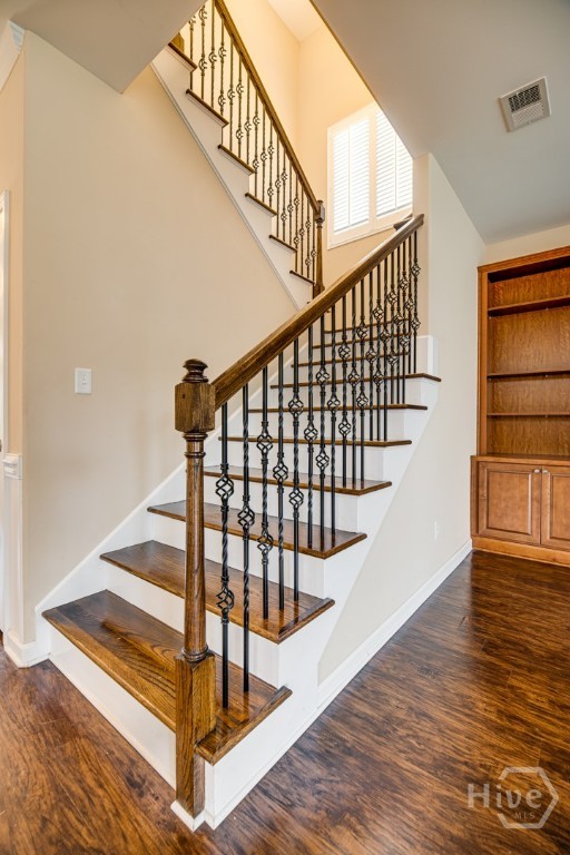 Gorgeous open staircase
