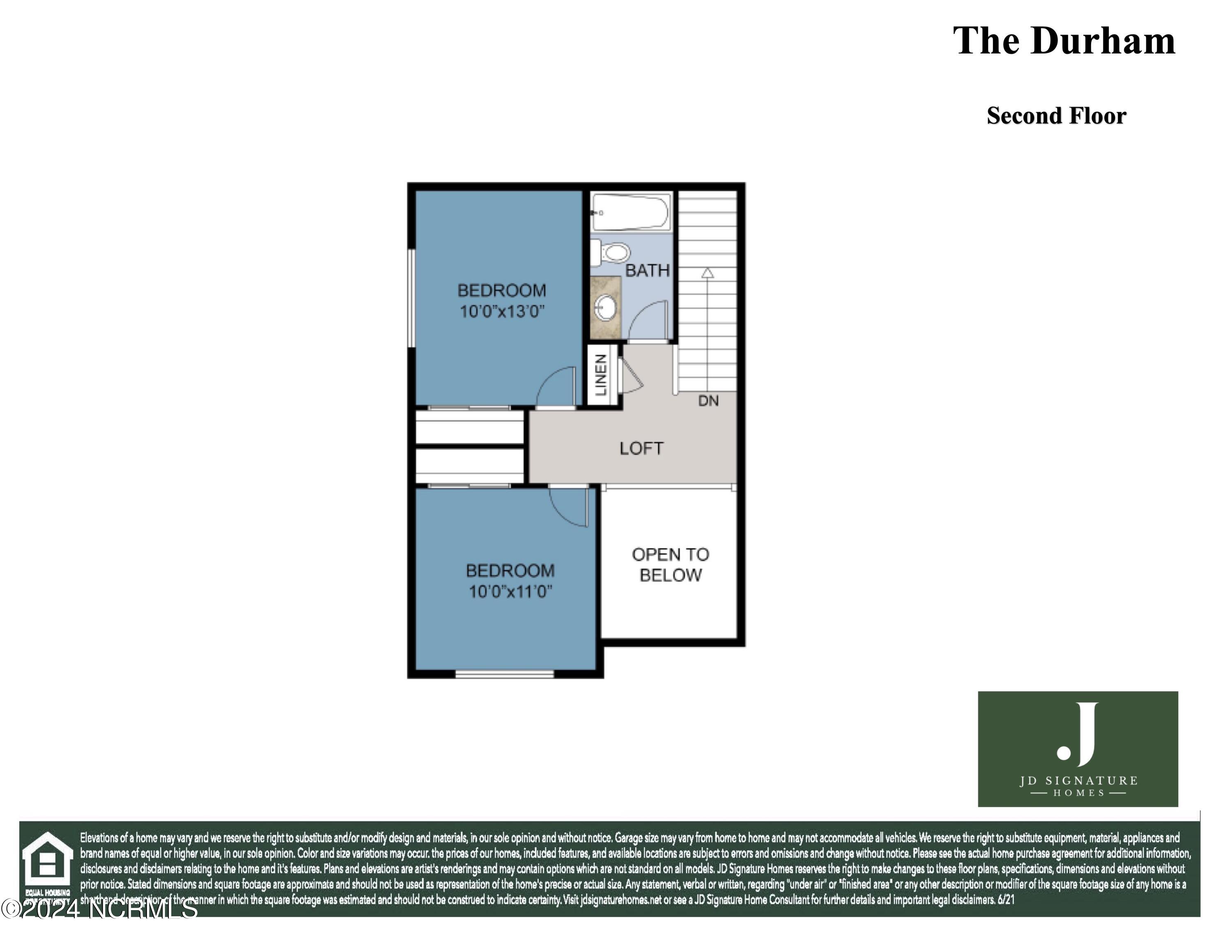 Lot 16 Grandview Drive, Hampstead, NC 28443 – photo 3: Durham Second Floor