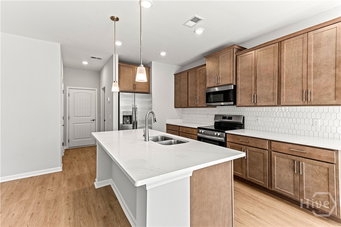 Not the actual home. Pictures are of a completed Crestview plan and are for reference only.