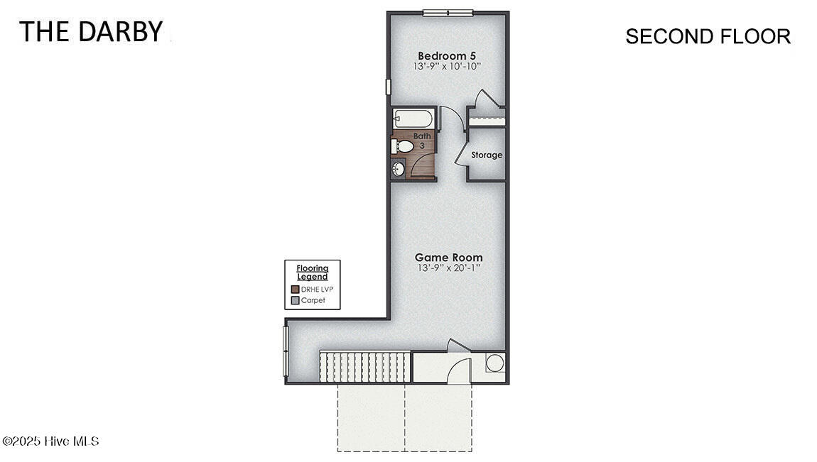 243 Surfside Landing Boulevard Lot 129, Hubert, NC 28539 – photo 4: Darby_Second Floor BR5