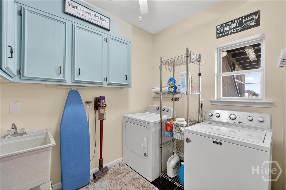 Main floor laundry room-with a view!