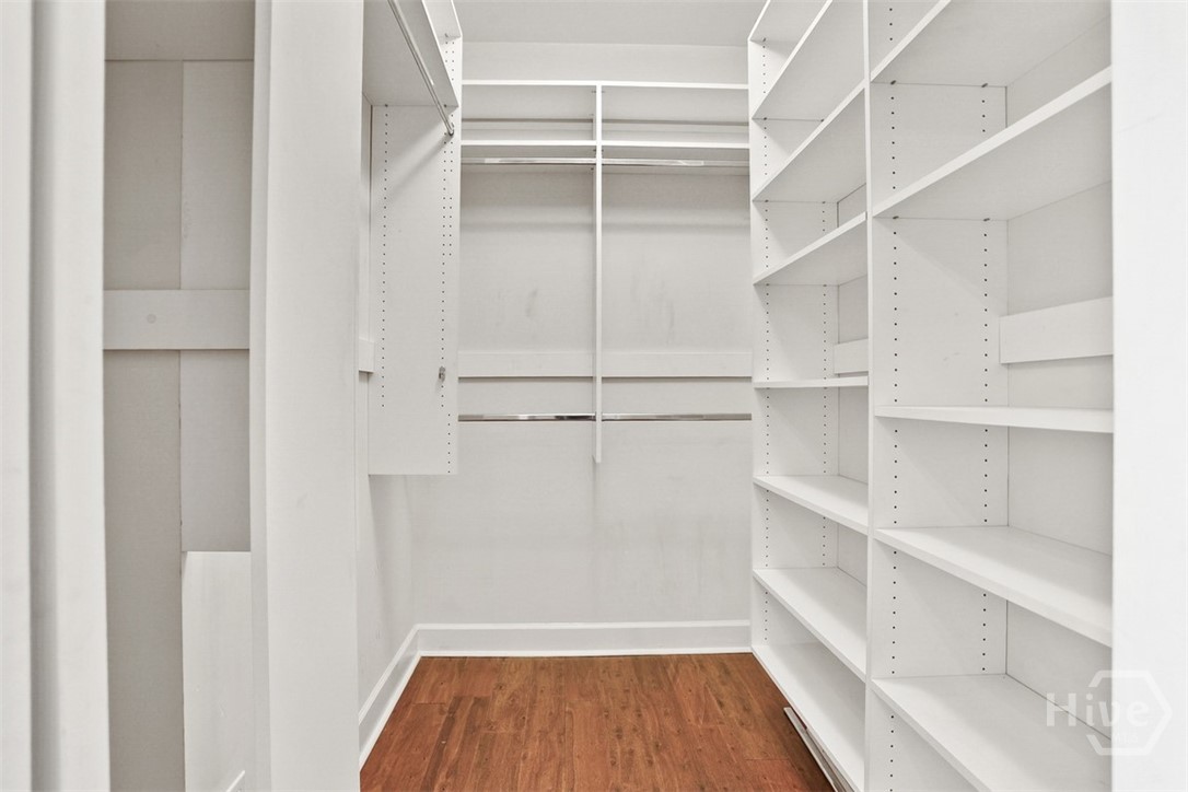 Two walk-in closets