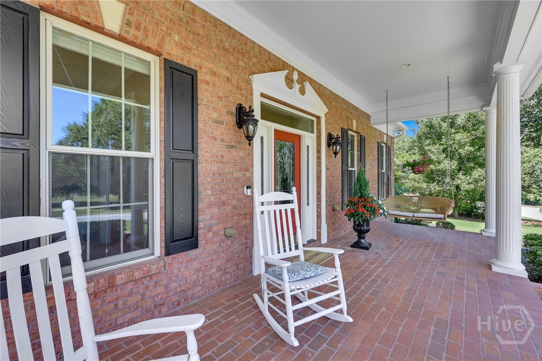 Rocking Chair Front porch entryway