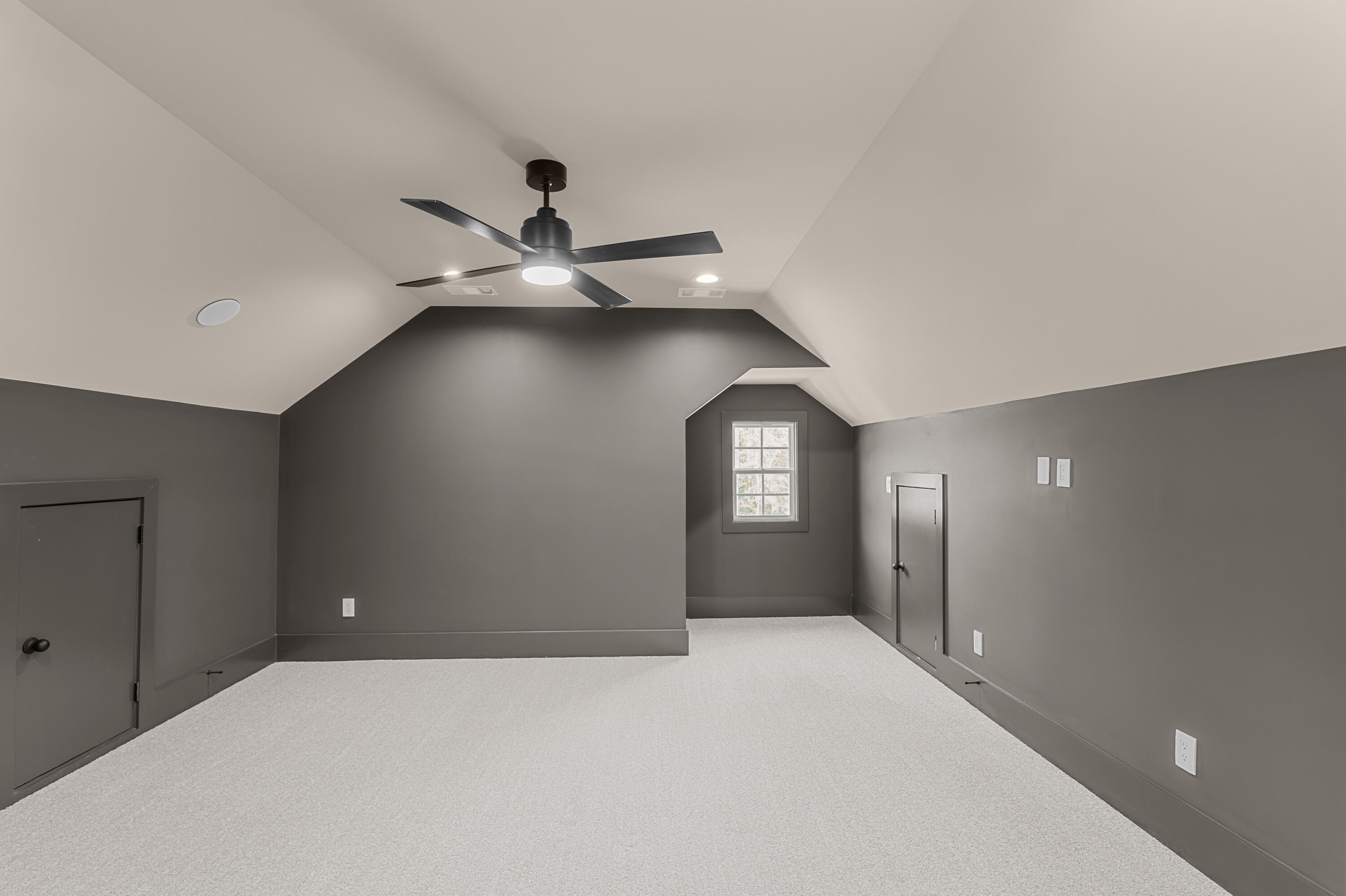 Media Room with Bluetooth Speakers