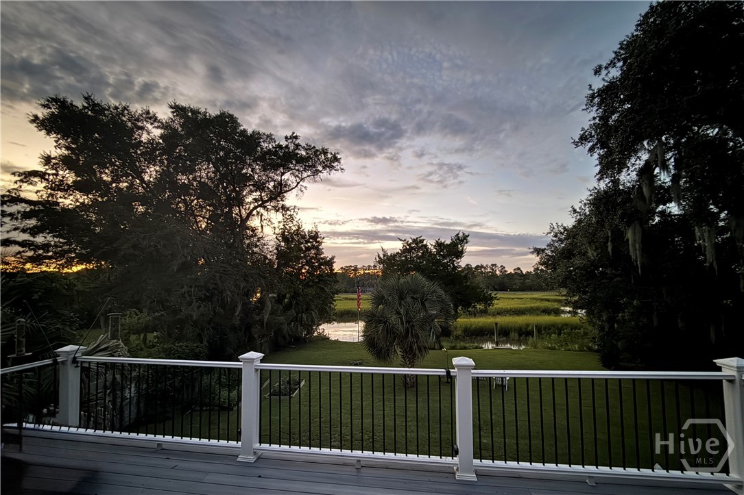 Back deck view