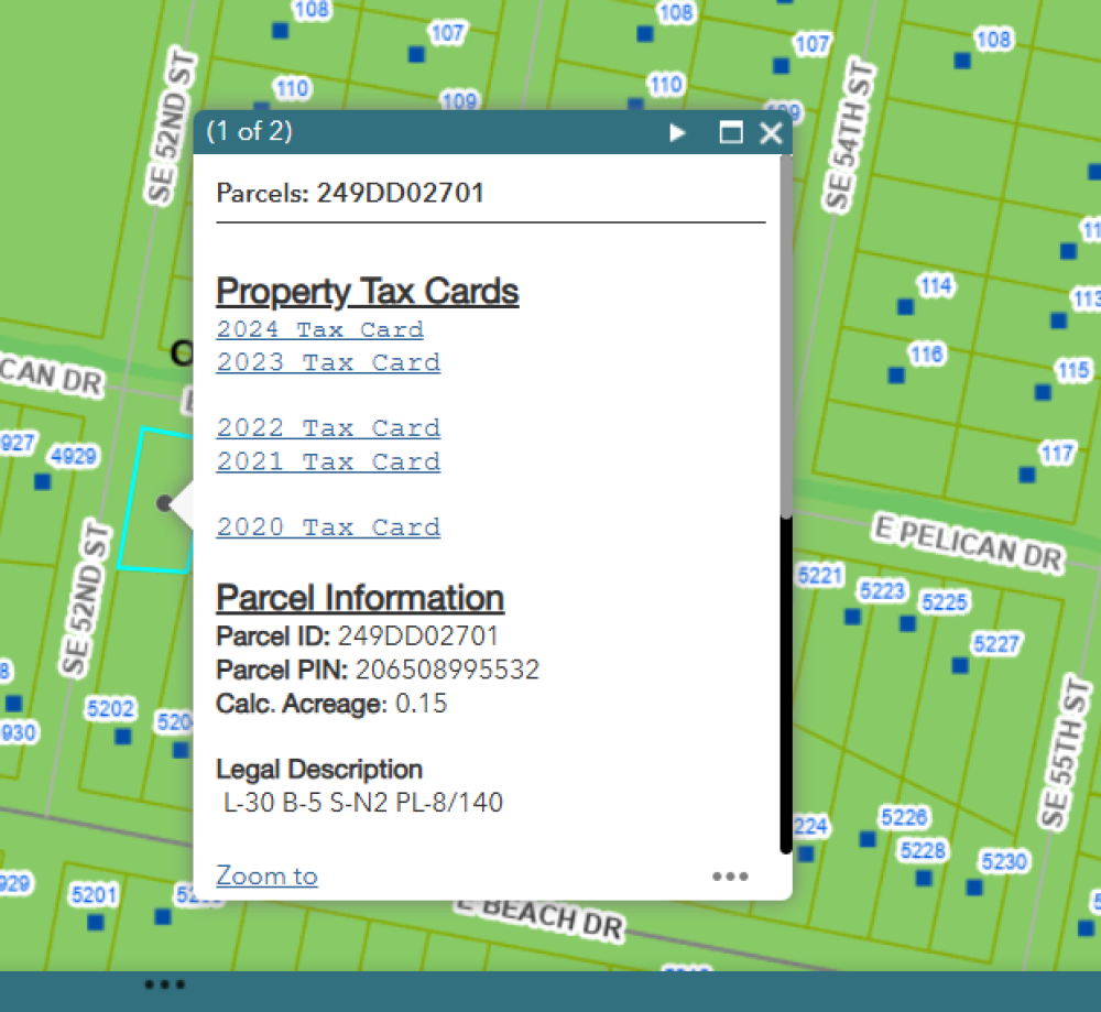 GIS Map W/Assigned Lot # Post Separation