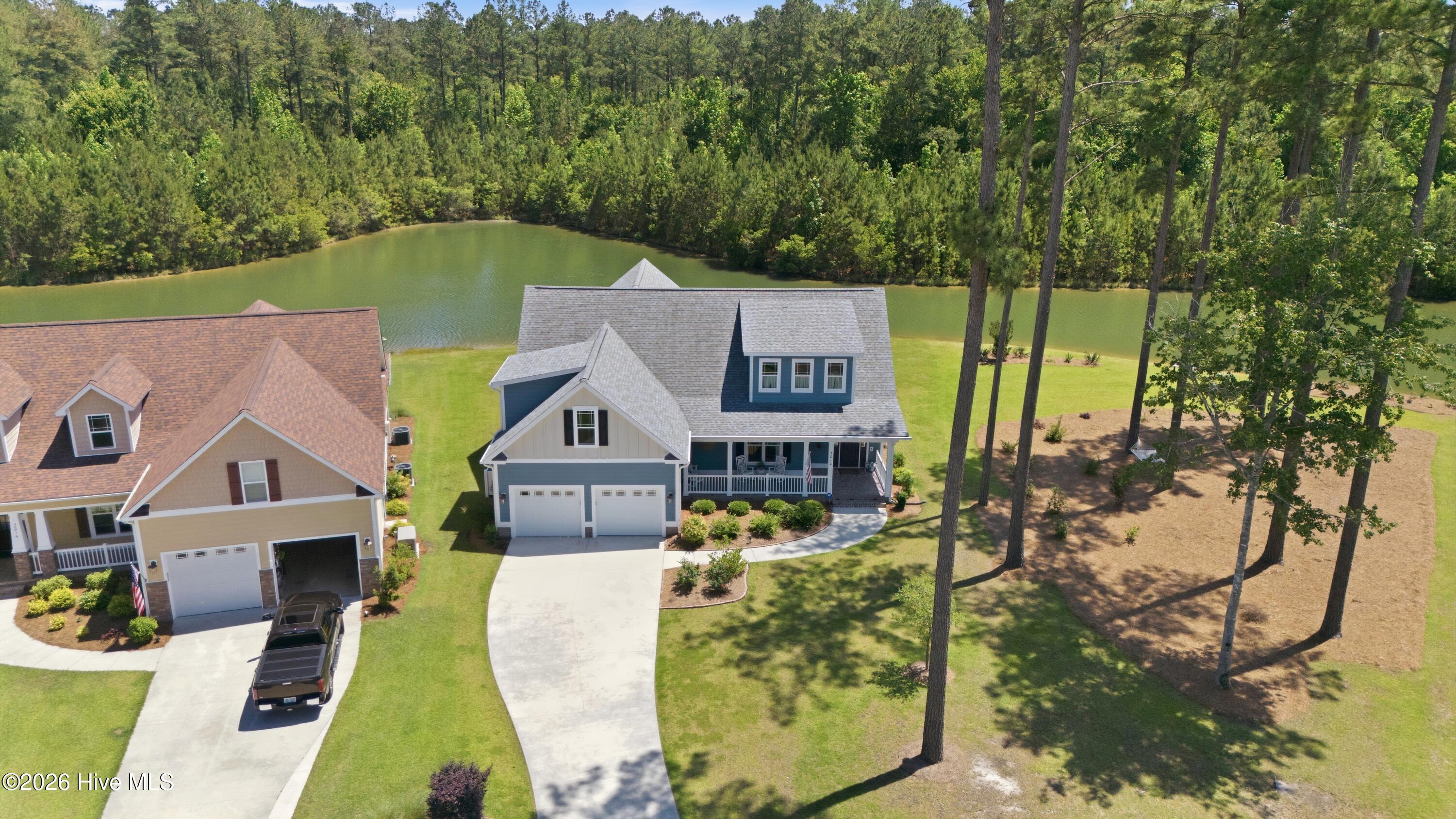 aerial front of house