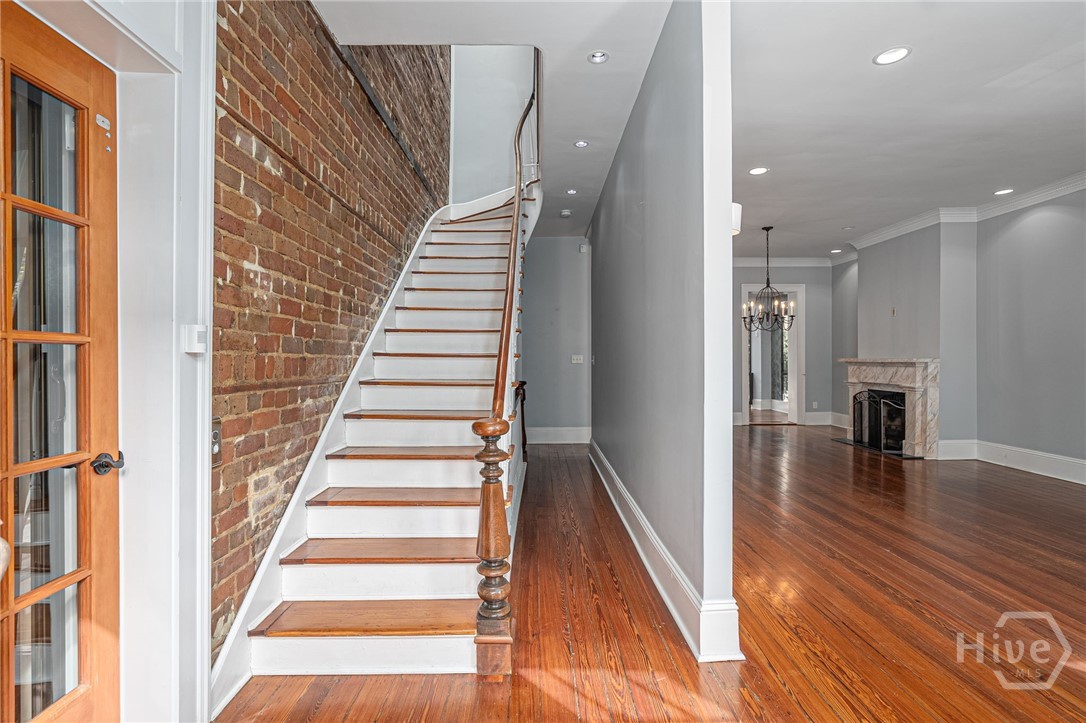 Parlor level entrance