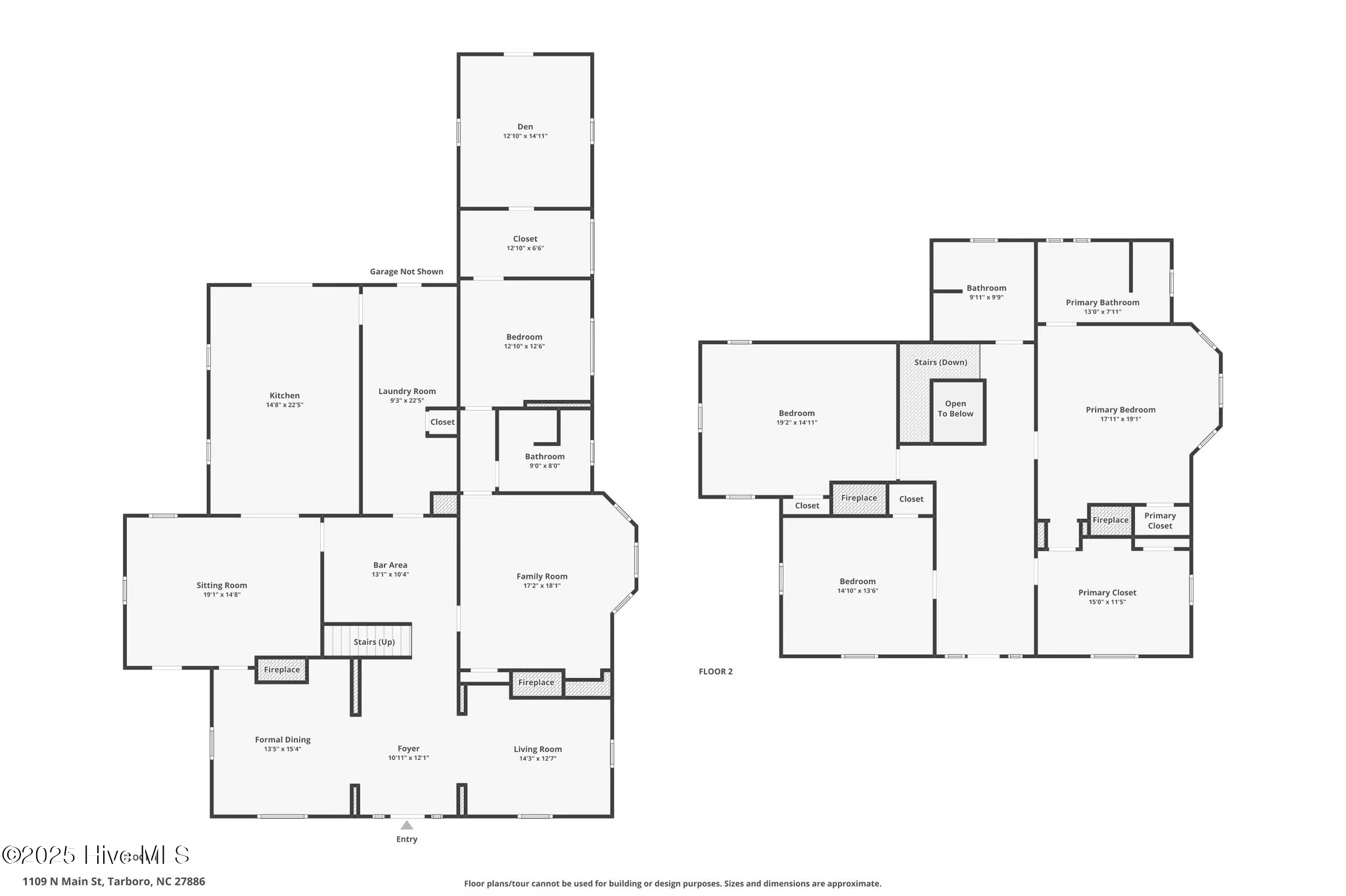 Homes For Sale - 1109 N Main Street<br/> Tarboro, NC 27886