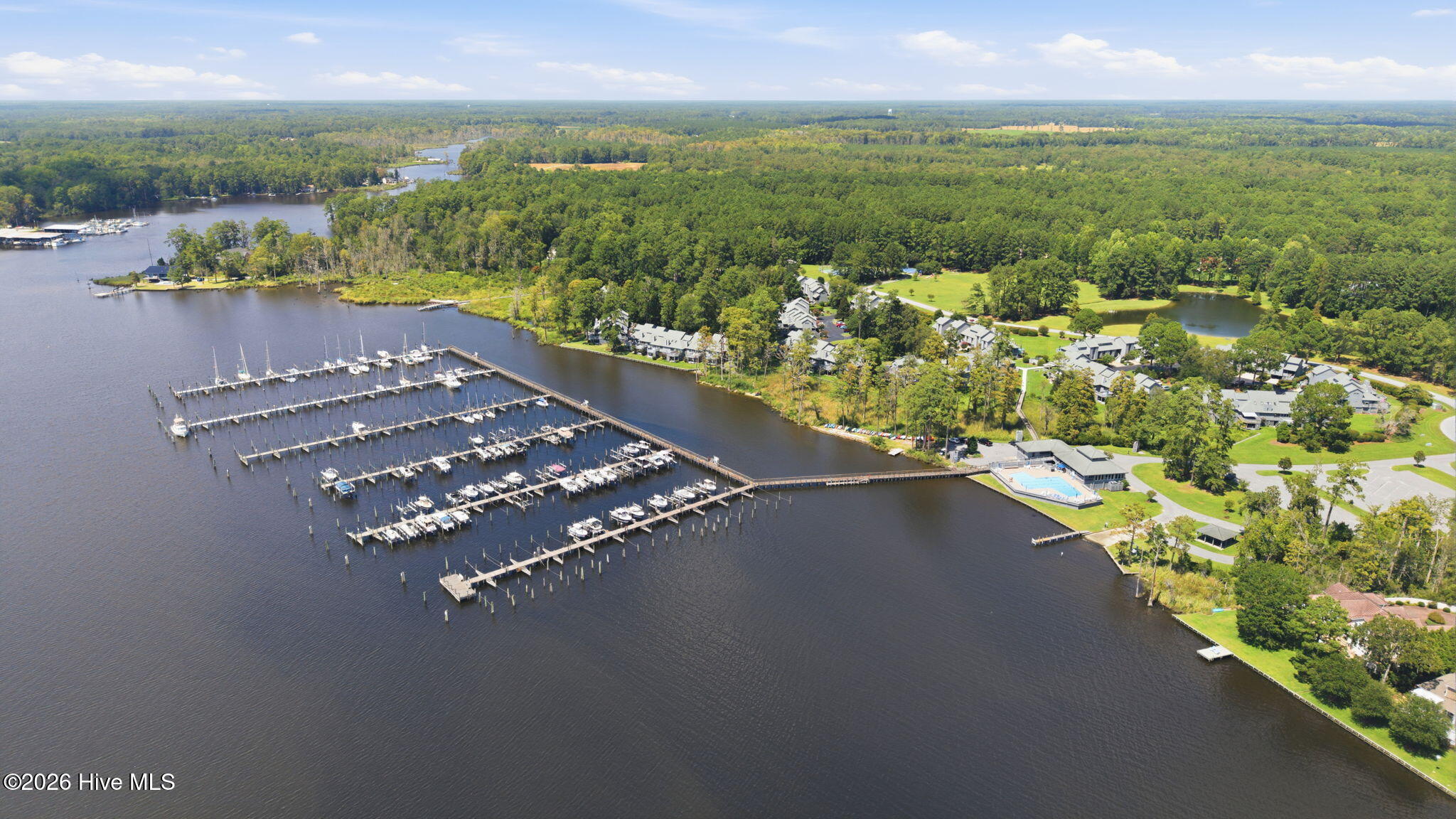 MARINA SHOWING BOAT SLIPS