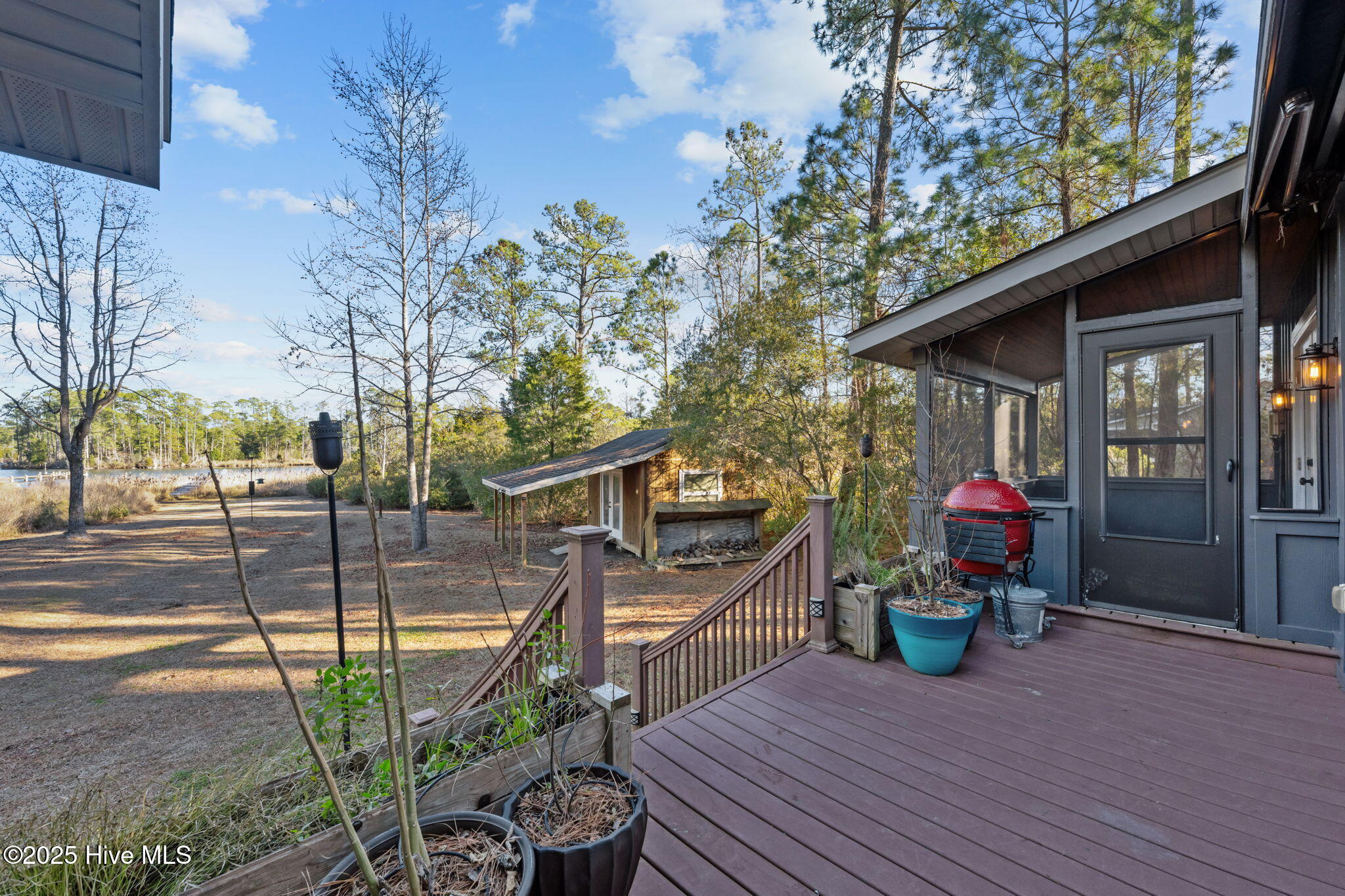 Sundeck and shed