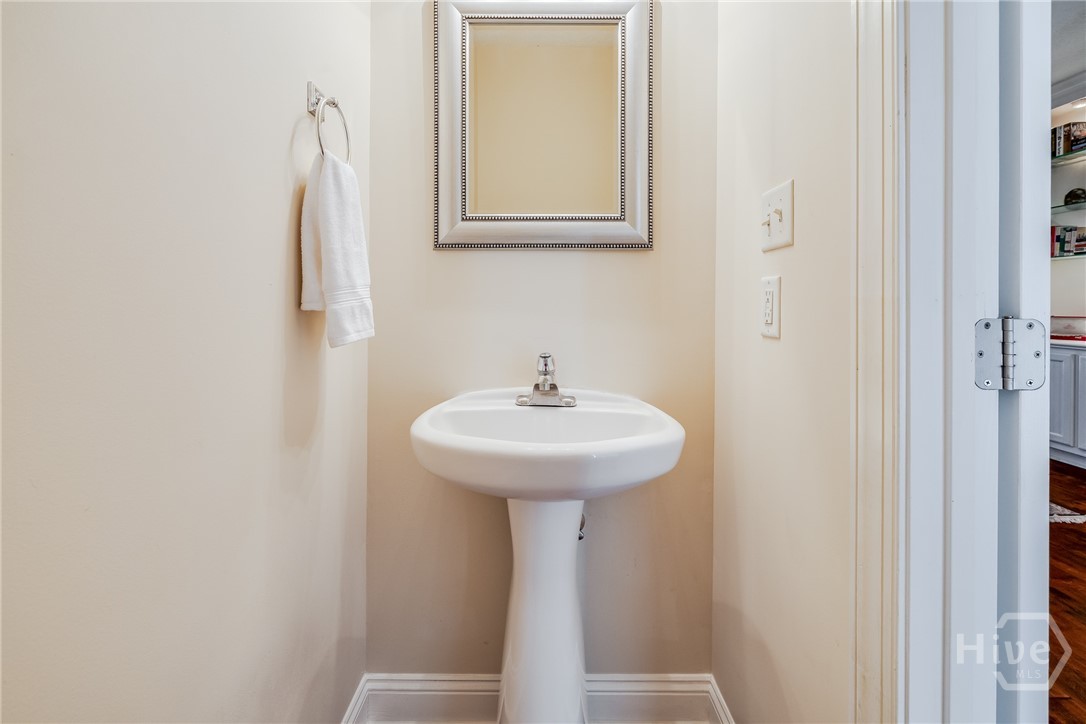 Downstairs half bath