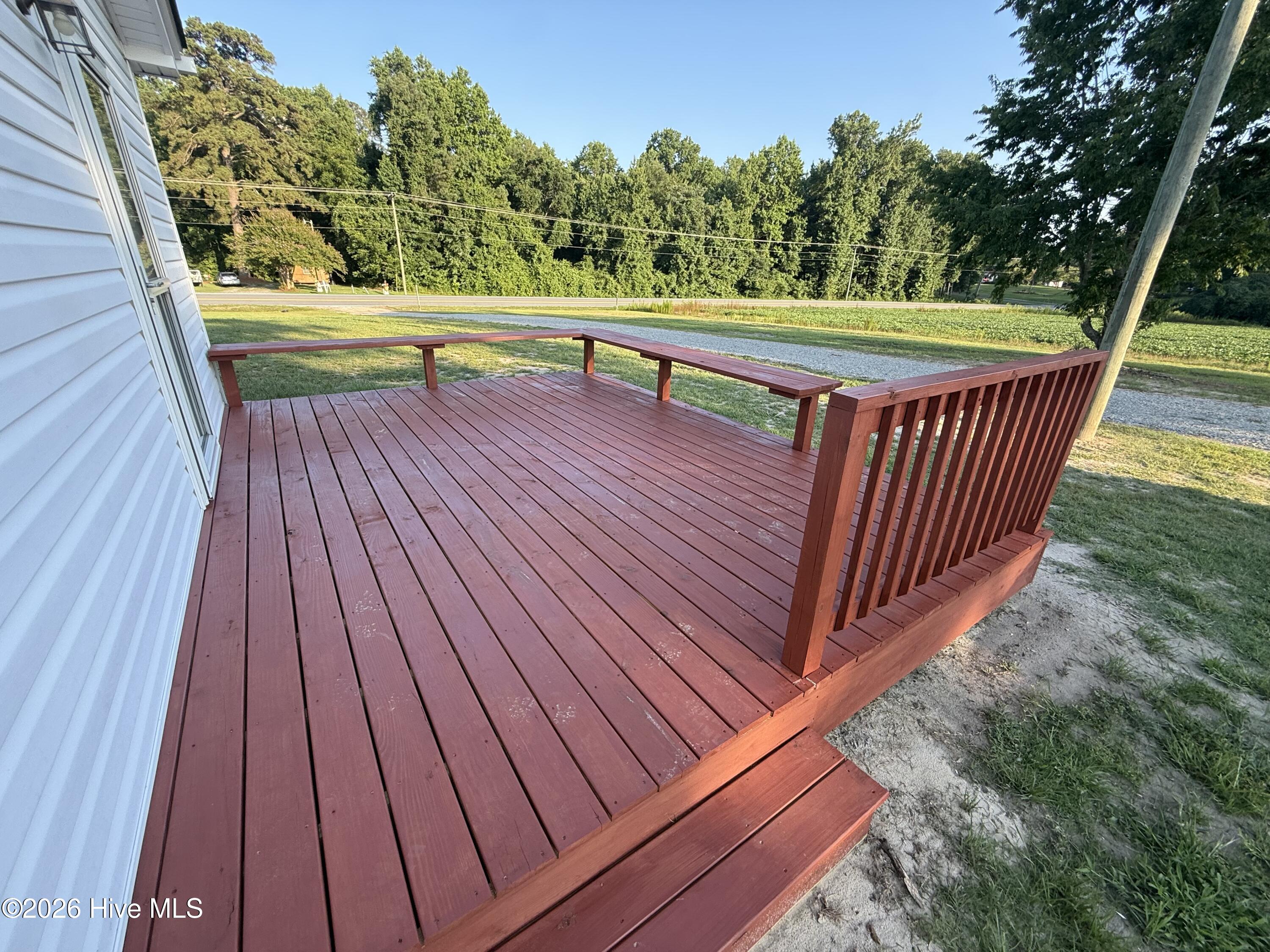 Additional deck view.