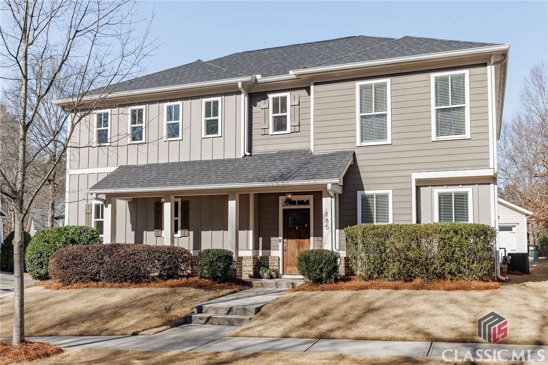 Don’t miss your chance to own this beautifully maintained, nearly-new home in sought-after Oak Grove!
Built in 2019, this home blends modern design with everyday comfort. From the moment you step into the bright, open foyer, you'll feel the spaciousness and natural light that fill the main level. High ceilings and an open-concept layout create the perfect setting for both relaxing and entertaining.
The heart of the home is the expansive kitchen and living area, featuring a cozy fireplace flanked by built-in shelving, a large kitchen island, walk-in pantry, and ample cabinetry—storage won’t be a concern here. Just off the living room, a covered back porch offers a perfect spot to unwind or entertain guests outdoors.
The adjacent dining room offers flexibility to fit your lifestyle—it’s ideal as a formal dining space, but easily converts into a home office, library, or music room. A stylish powder room and convenient garage access complete the main level.
Upstairs, you'll find four generously sized bedrooms, including a luxurious owner’s suite that serves as a true retreat. The spa-inspired en suite bathroom includes a soaking tub, tiled walk-in shower, double vanity, and plenty of space to recharge. Two secondary bedrooms share a full bath, while the fourth bedroom boasts its own private en suite—ideal for guests or multigenerational living. The upstairs laundry room adds everyday convenience.
This smartly designed floor plan offers both style and function, all nestled in one of Athens’ most desirable communities. Oak Grove is known for its beautiful streetscapes and unbeatable location—just minutes from I-85, Downtown Athens, UGA, the Medical College Campus, and more.
Schedule your showing today and discover the lifestyle this exceptional home has to offer!