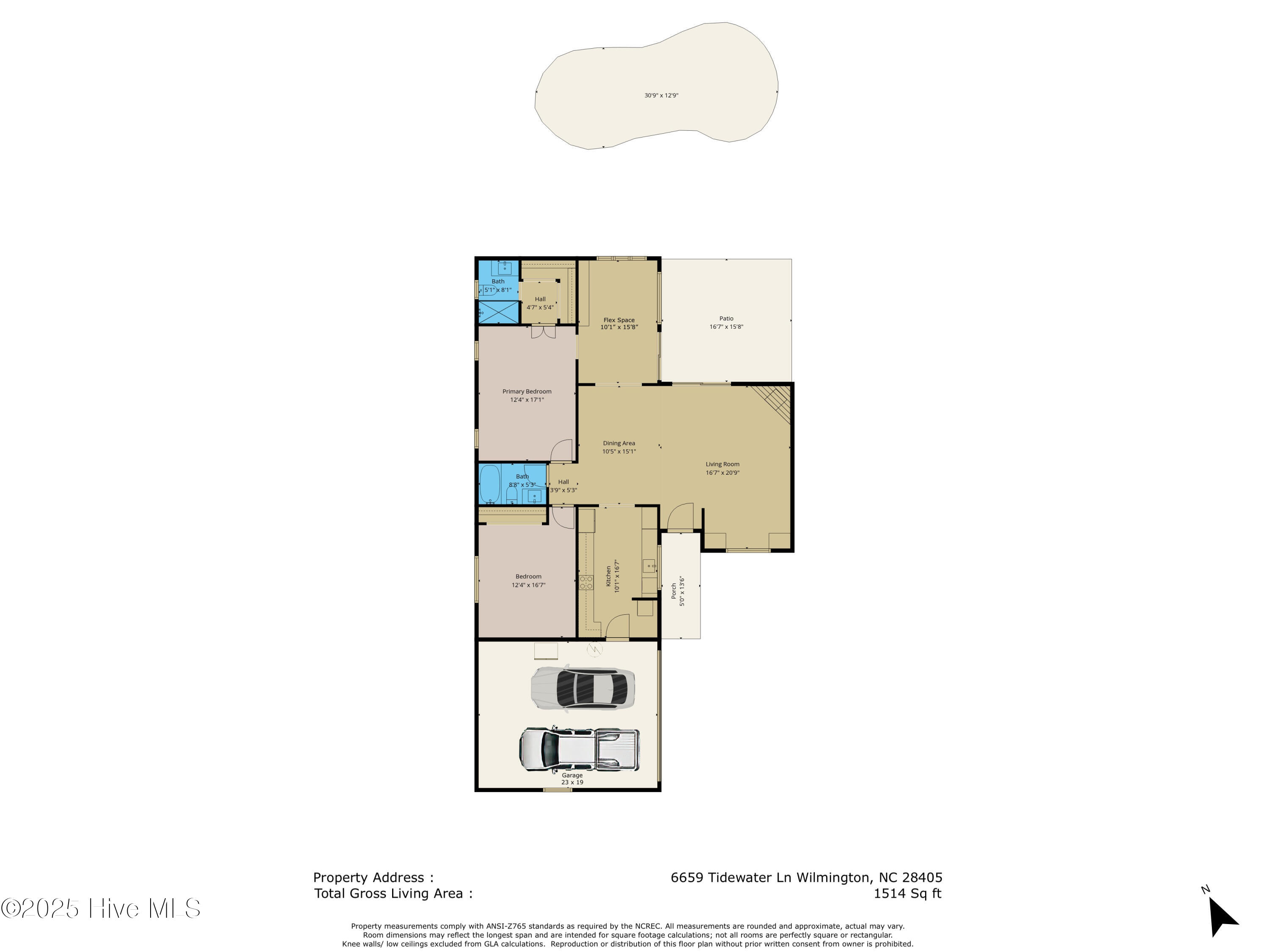 6659 Tidewater Lane, Wilmington, NC 28403 – photo 5: 6659 Tidewater Ln Floor Plan