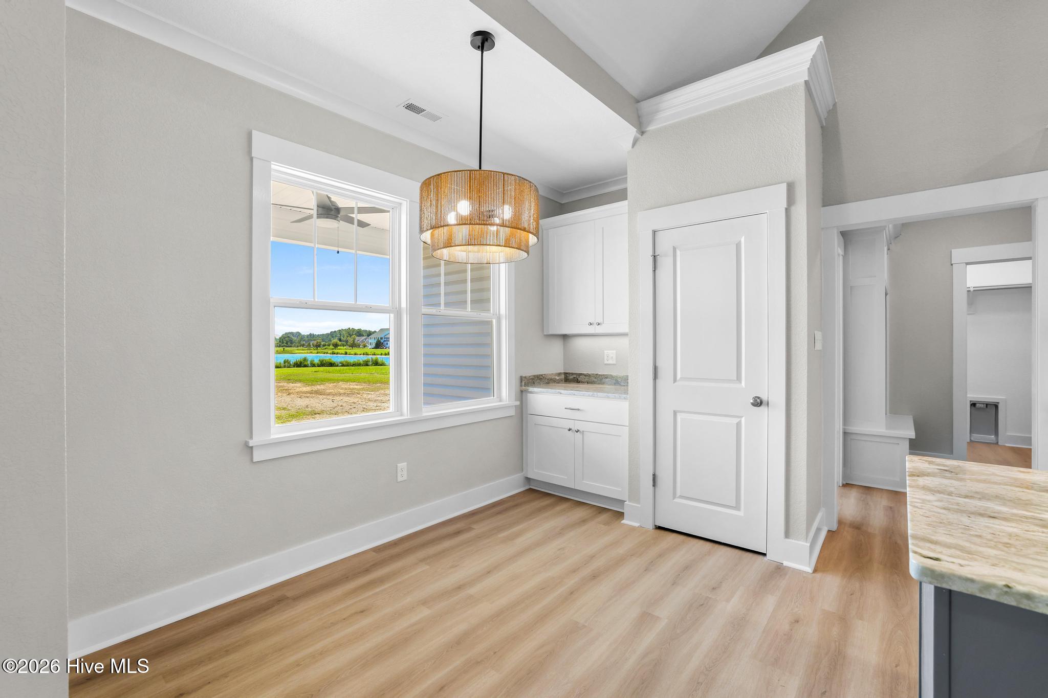 Pantry and dry bar.