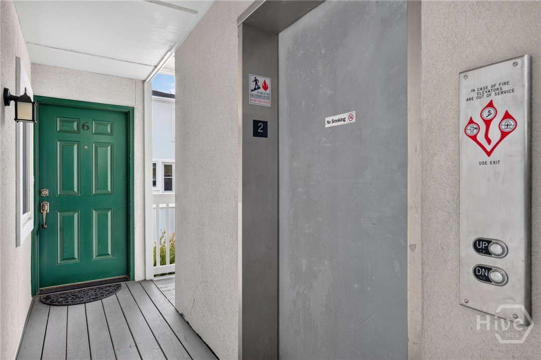 Elevator from parking