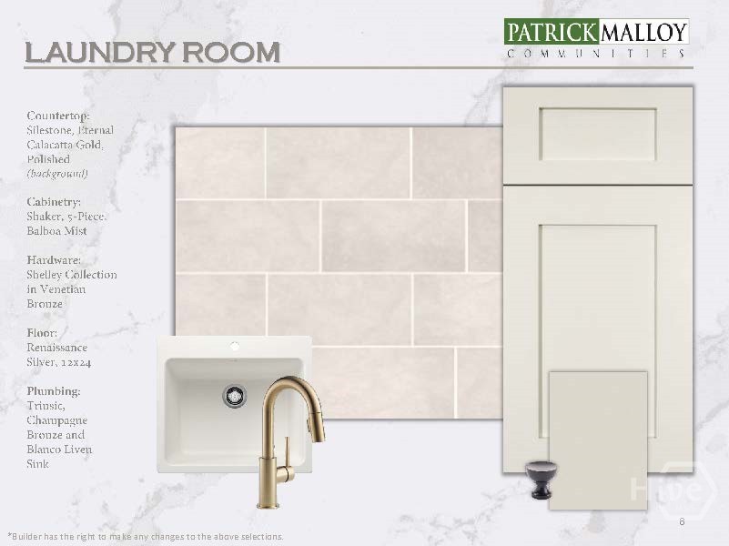 Sample Photo -  Items reflected may be comparable changes to materials throughout the build based upon availability and the Seller/Builder reserves the right to make substitutions of equal or greater quality without notice.