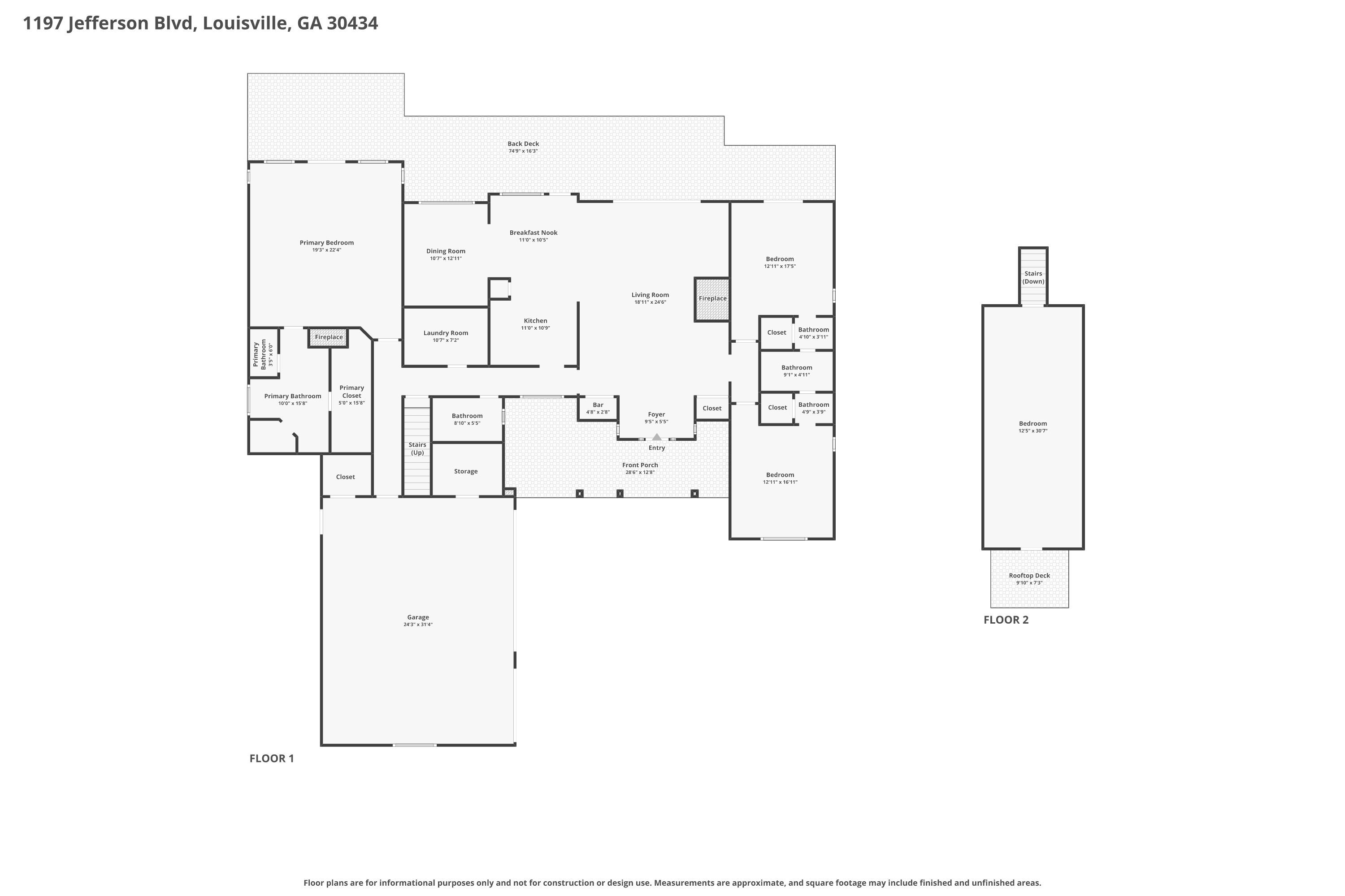 Homes For Sale - 1197 Jefferson Boulevard<br/> Louisville, GA 30434