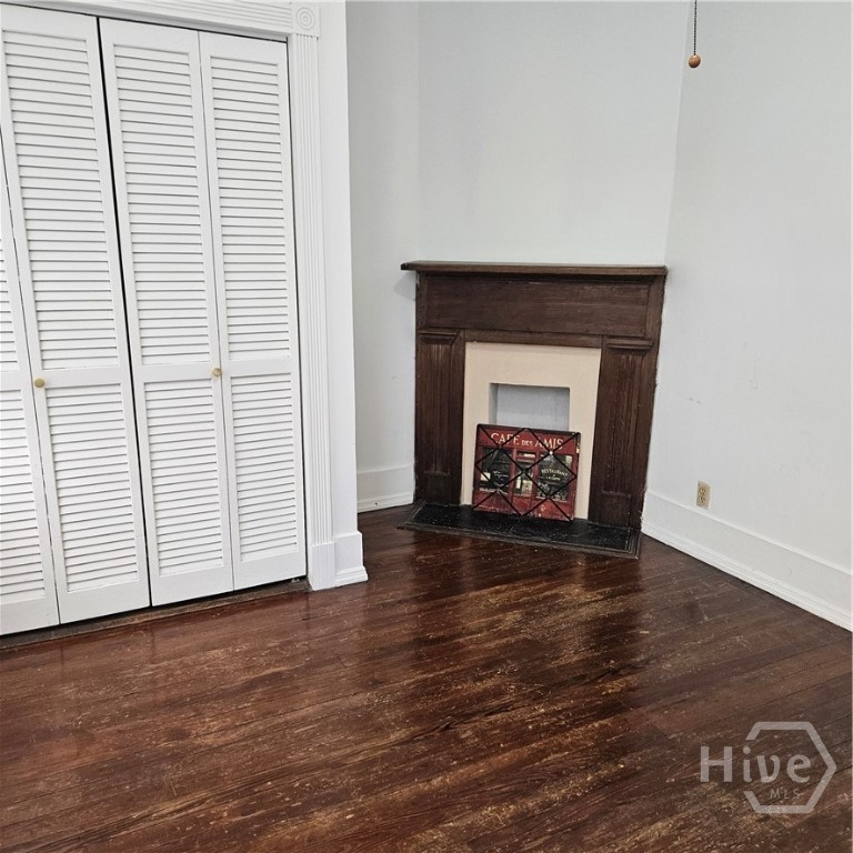 Bedroom 1 with fireplace