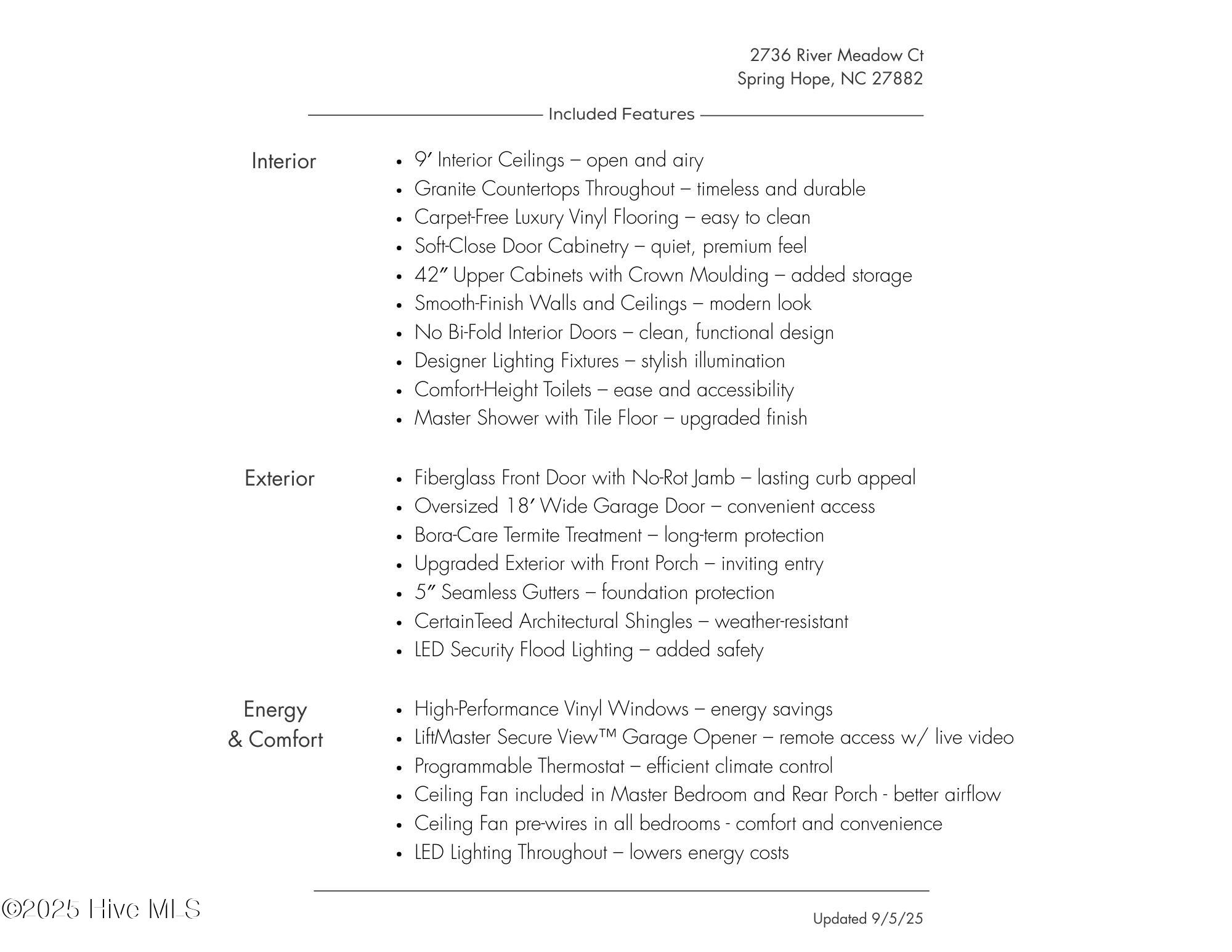 2731 River Meadow. Court, Spring Hope, NC, 27882