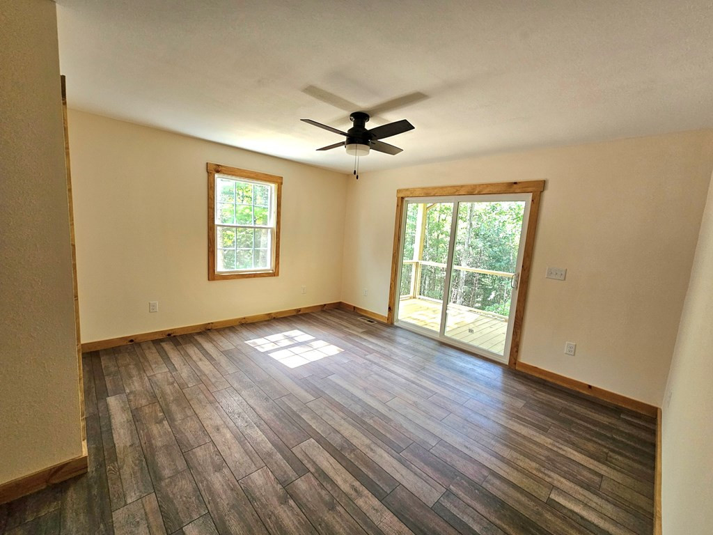 Master Bedroom walk-out to back porch