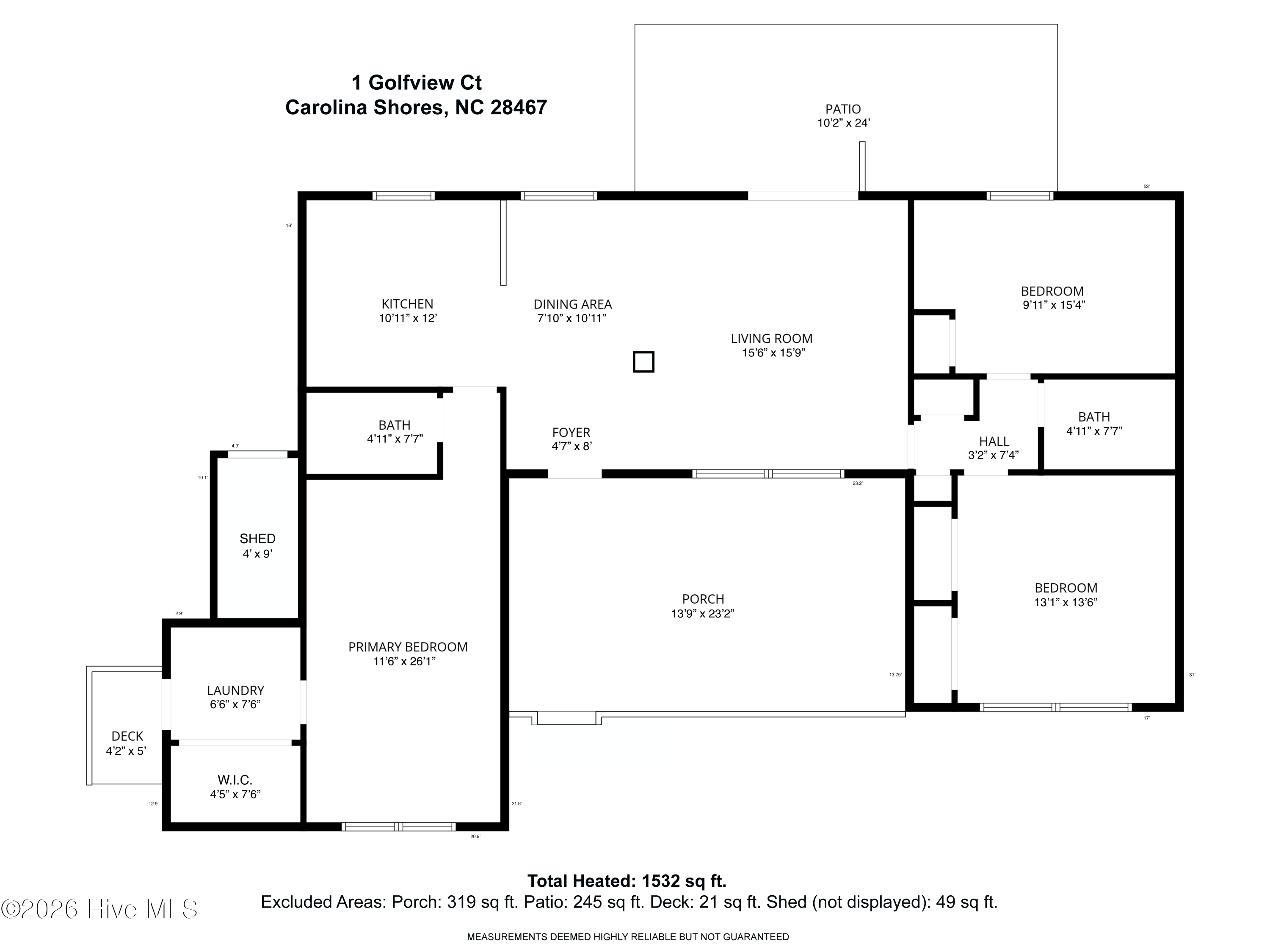 Homes For Sale - 1 Golfview Court<br/> Calabash, NC 28467