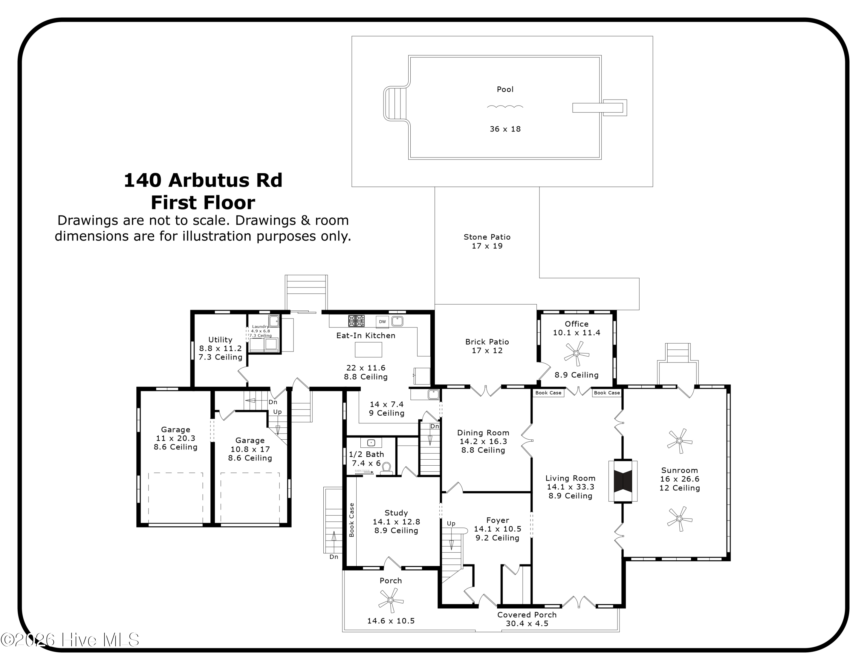 Exterior photo of 140 Arbutus Road, Southern Pines, NC 28387. MLS: 100606736