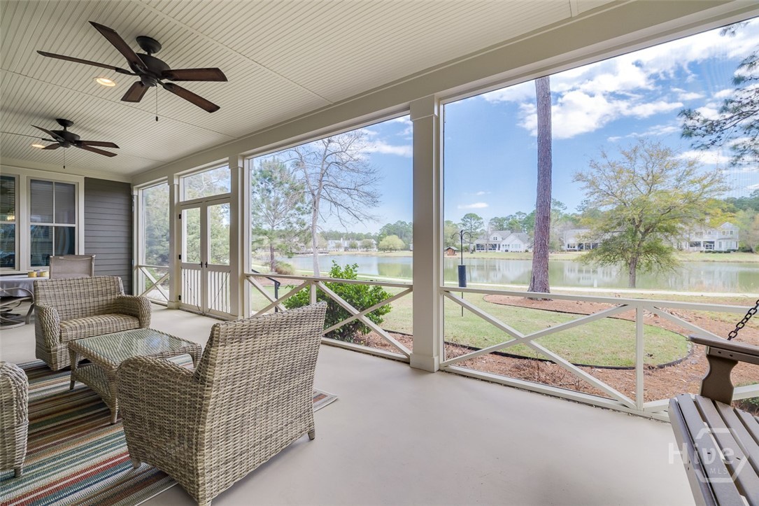 Views of Lake Arrowhead from the screened porch