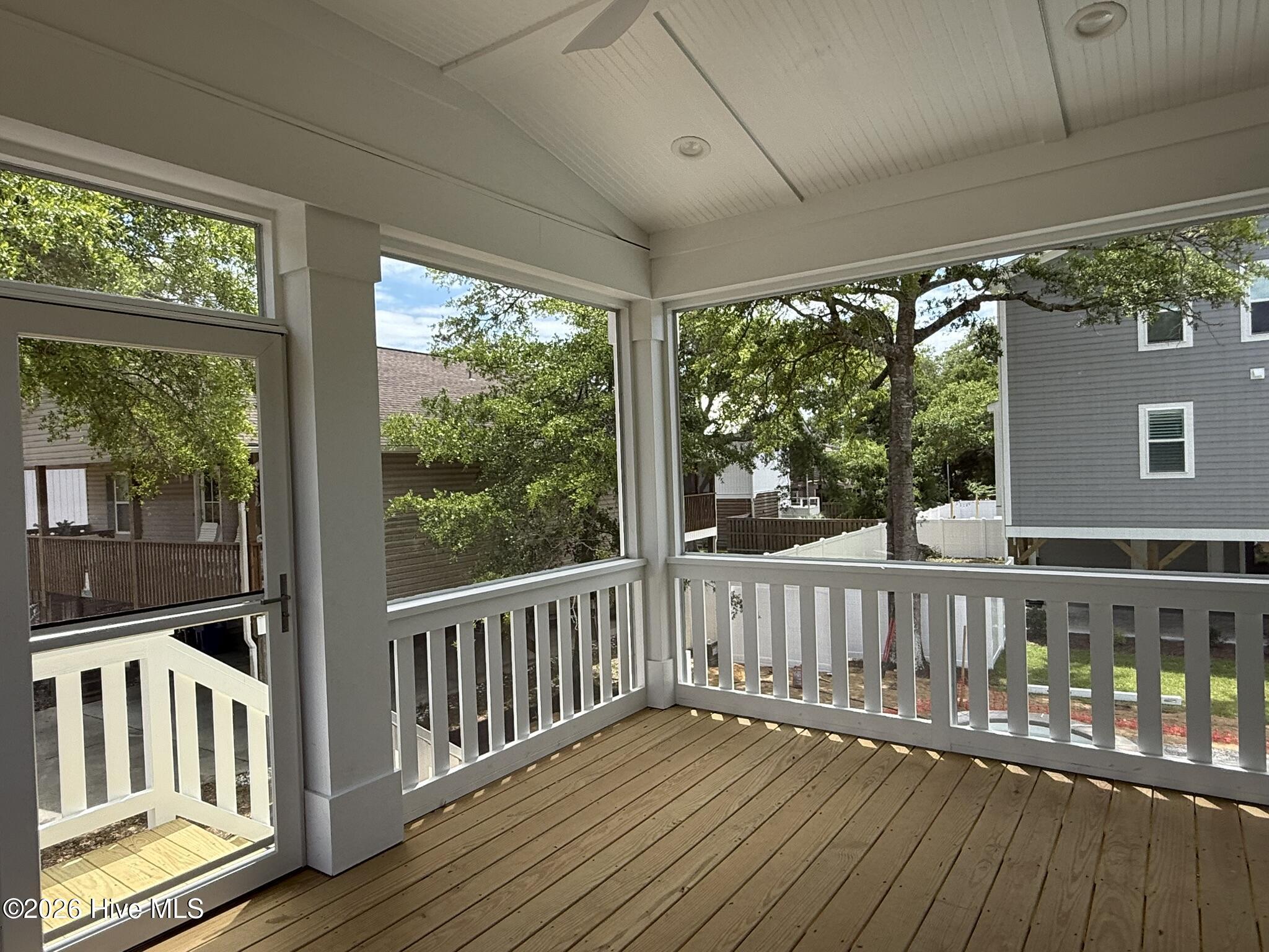 Back deck