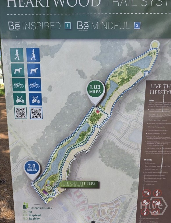 2 Miles of Walking Trails