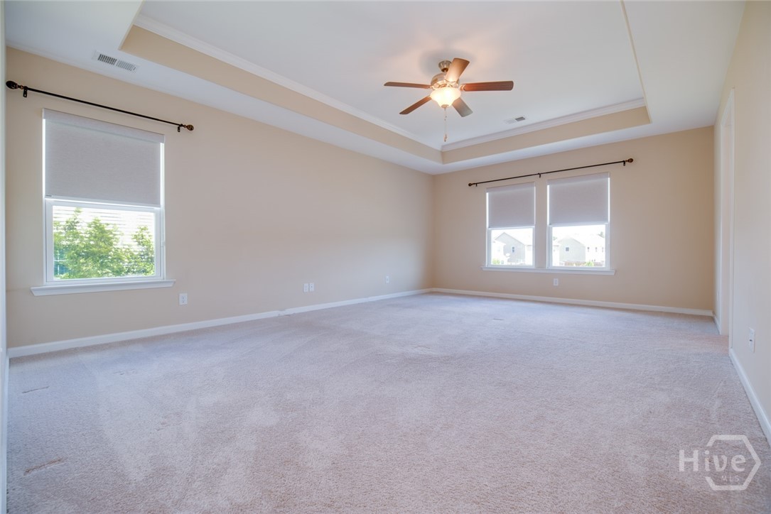 Primary Suite with tray ceilings