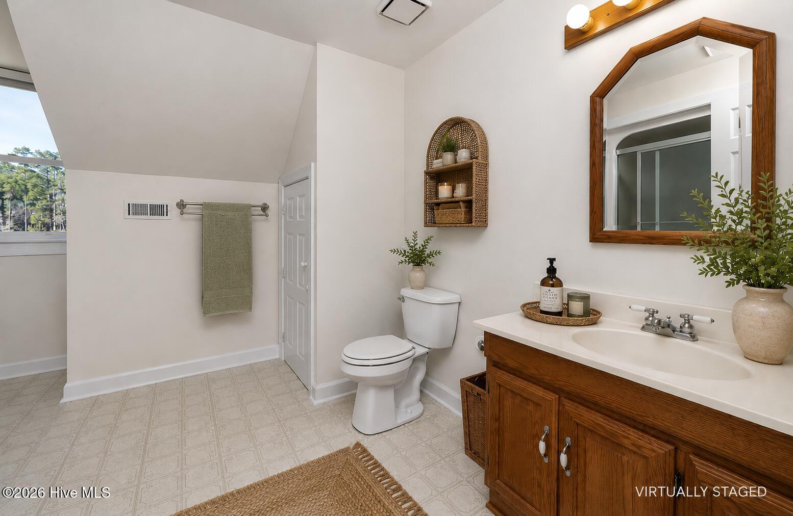 Virtually Staged - Second Bathroom
