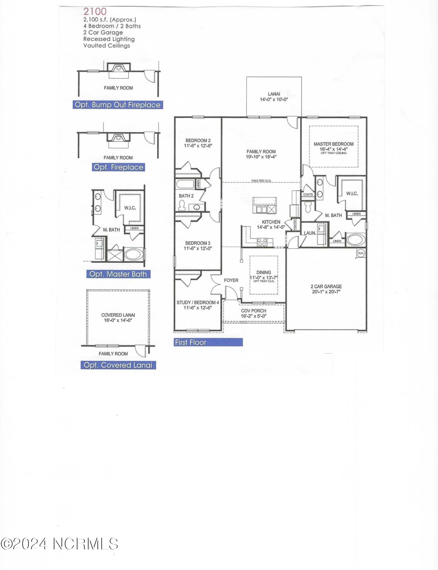 2100 Floor plan