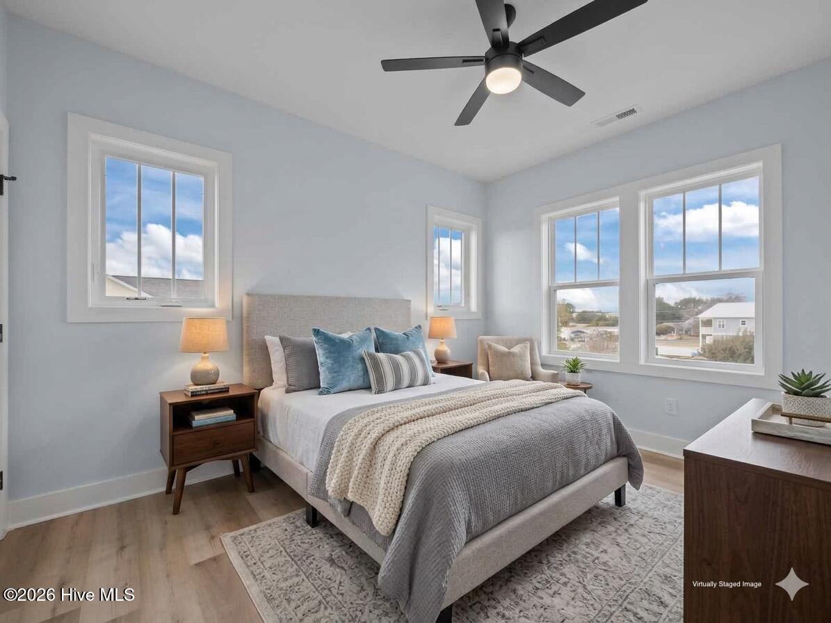 Upstairs Bedroom Virtually Staged