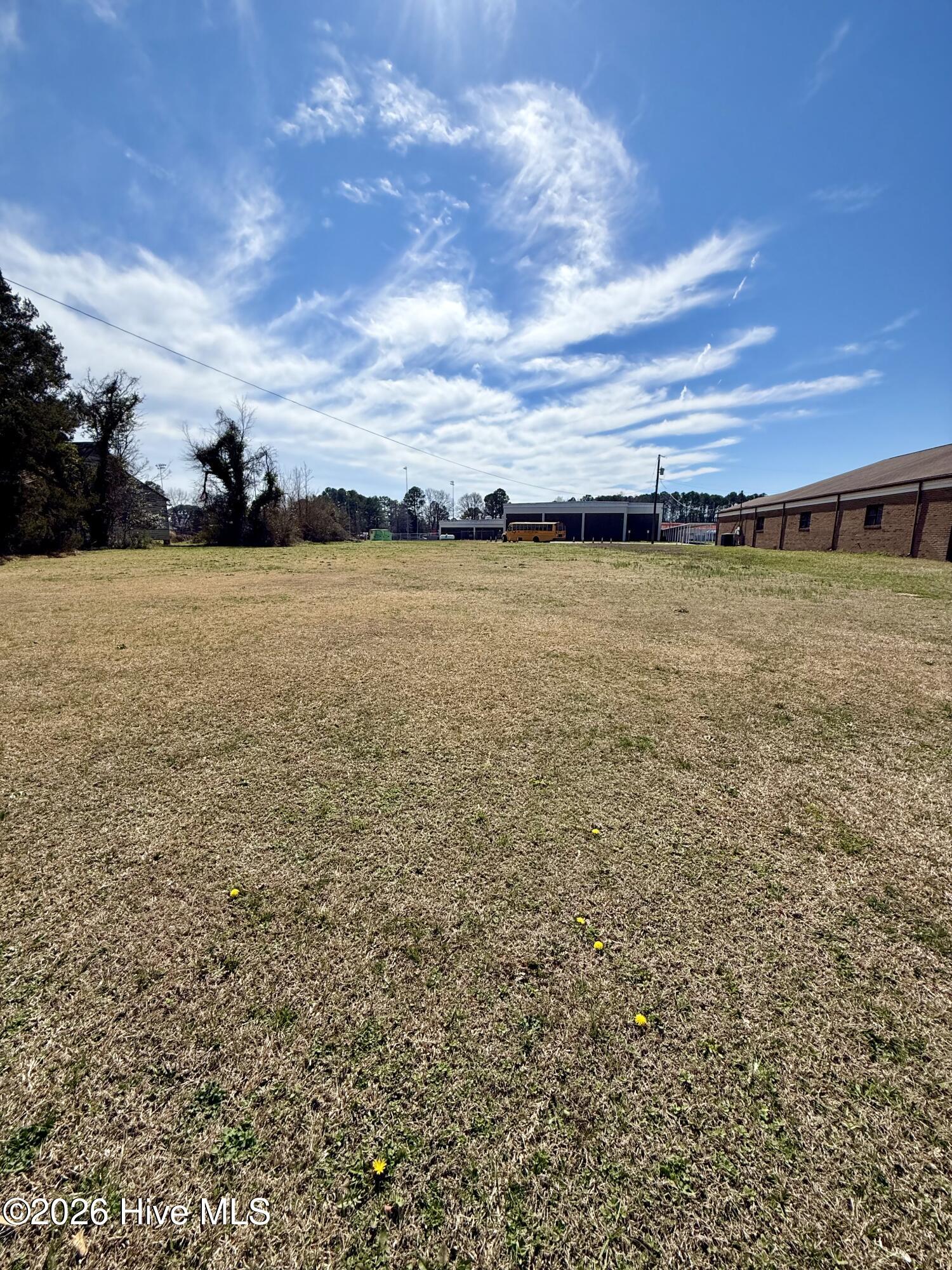 Front of lot