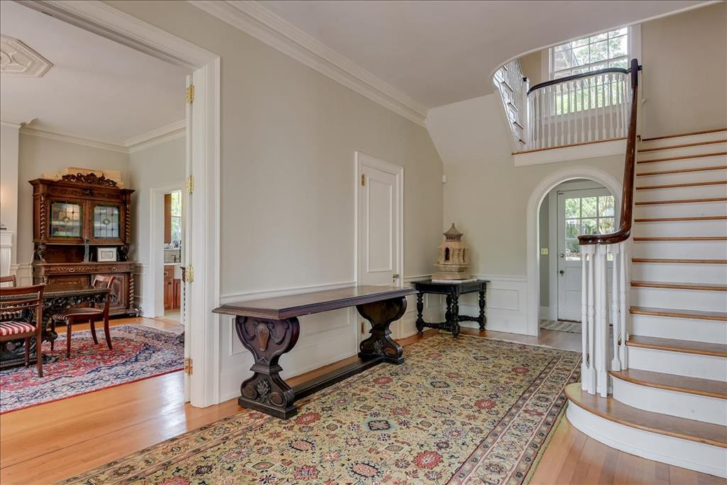 Foyer with staircase
